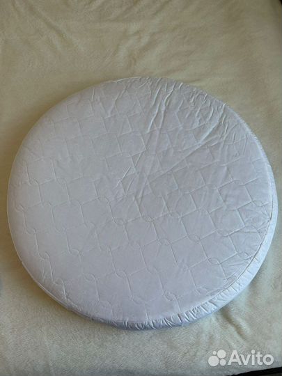 Матрасик круглый и наматрасник в подарок