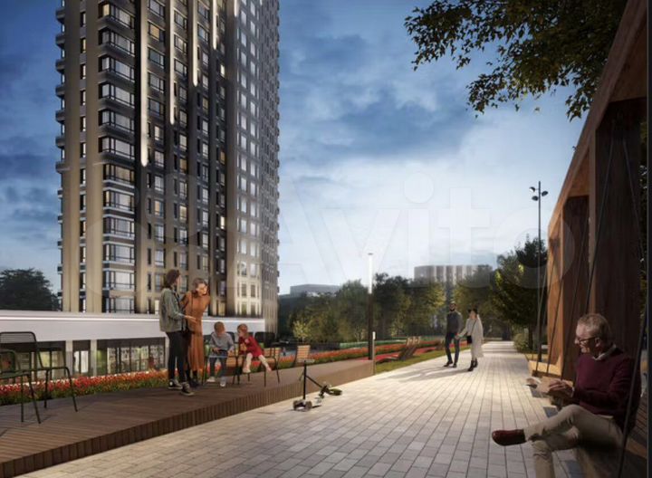 Квартира-студия, 32,7 м², 6/29 эт.