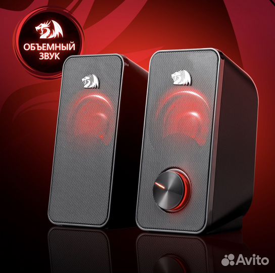 Колонки компьютерные Redragon Stentor Black Rgb