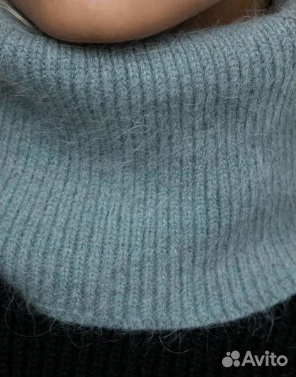 Шапка зимняя женская новая со снудом