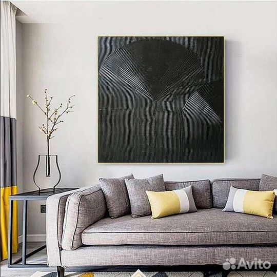 Фактурная картина маслом абстракция