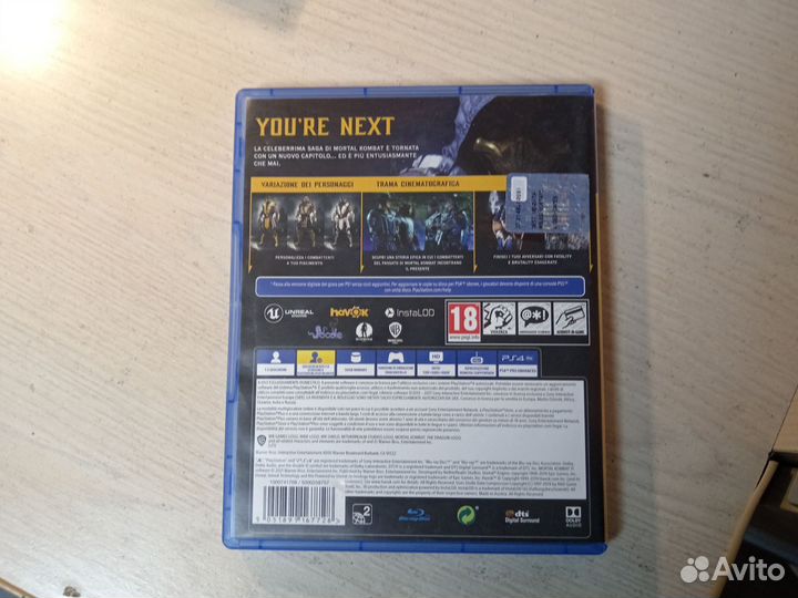 Мортал комбат 11 ps4 диск