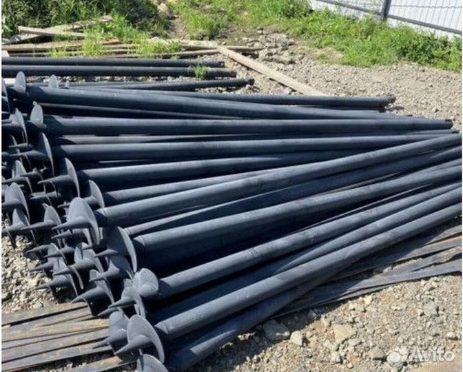 Винтовые сваи, свайный фундамент