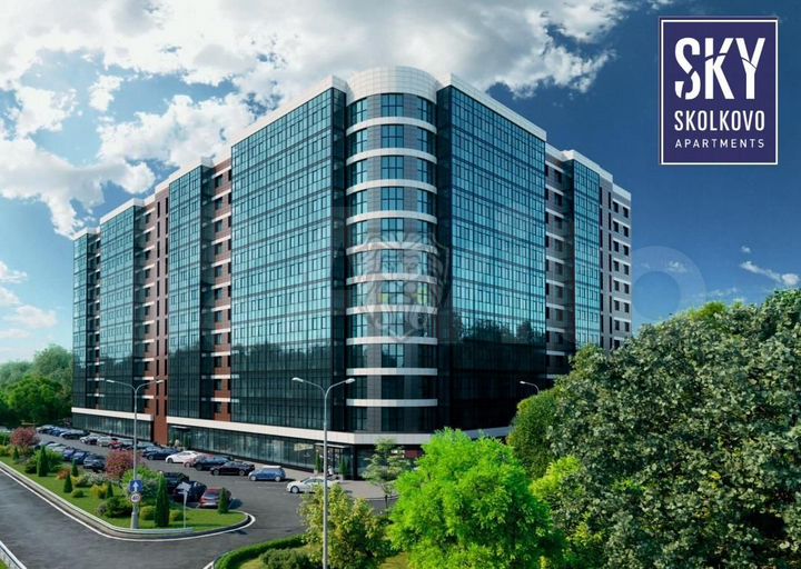 Апартаменты-студия, 34,1 м², 2/21 эт.