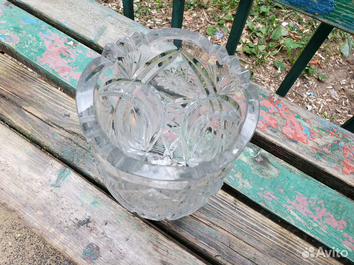 Большая хрустальная ваза - СССР