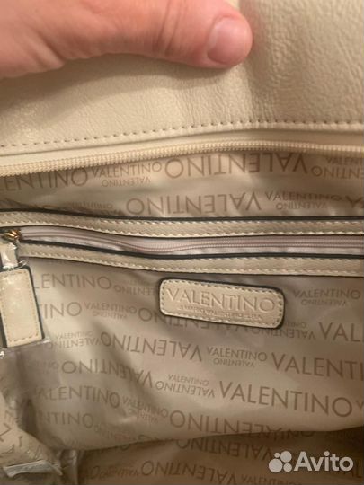 Сумка valentino натуральная кожа