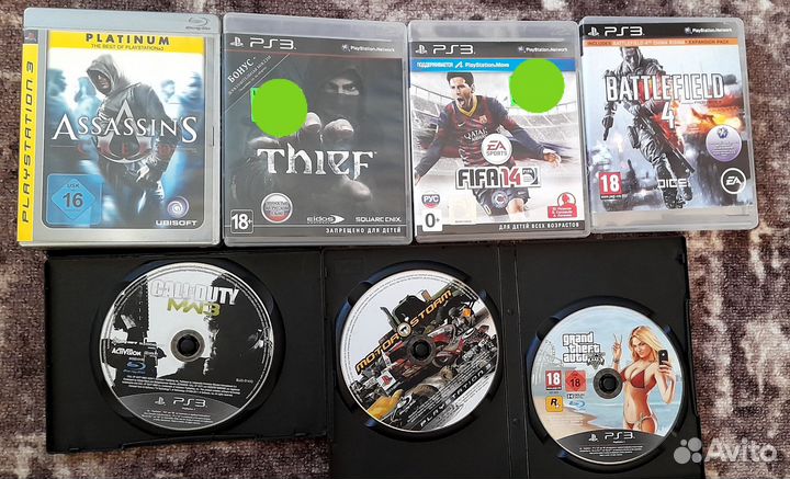 Игровые диски на ps3