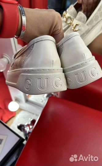 Слипоны мокасины Gucci