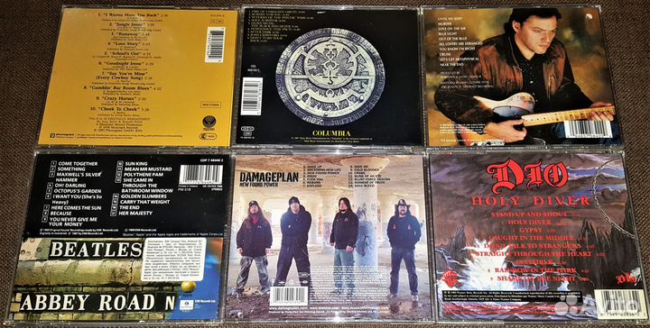 DIO, Doors, Judas Priest фирменные CD