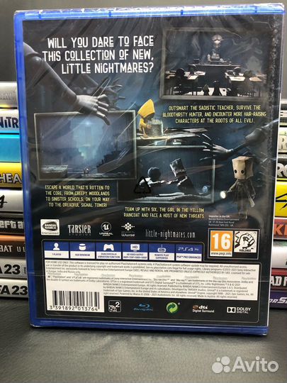 Little nightmares 2 ps4 диск в пленке