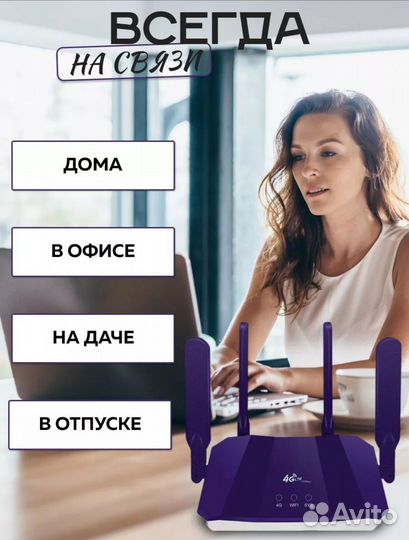 Wifi роутер 4g (под любую симкарту)