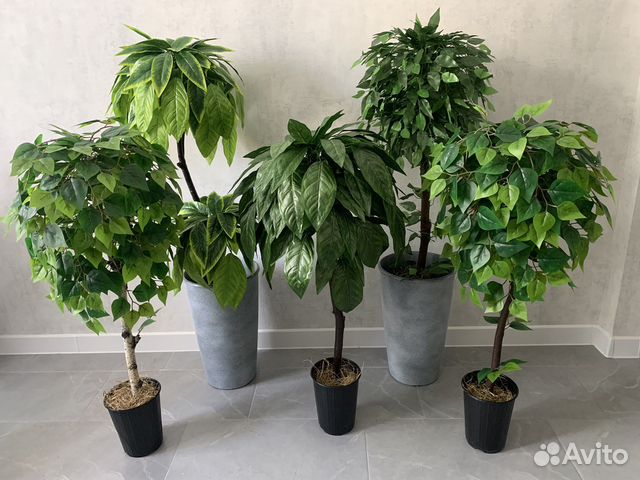 Искусственные цветы, деревья