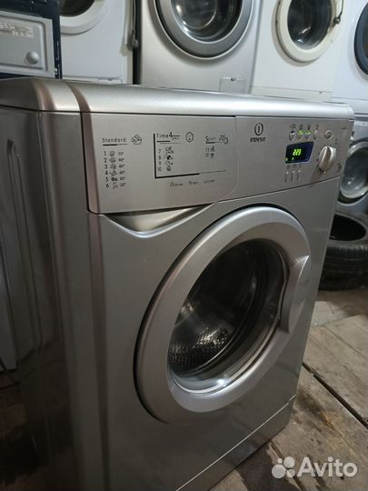 Стиральная машина indesit 5кг grey