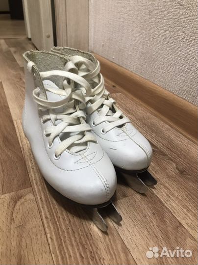 Коньки детские с двумя лезвиями 28 размер