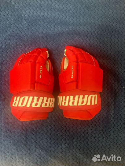 Краги хоккейные Warrior Alpha, sr 14