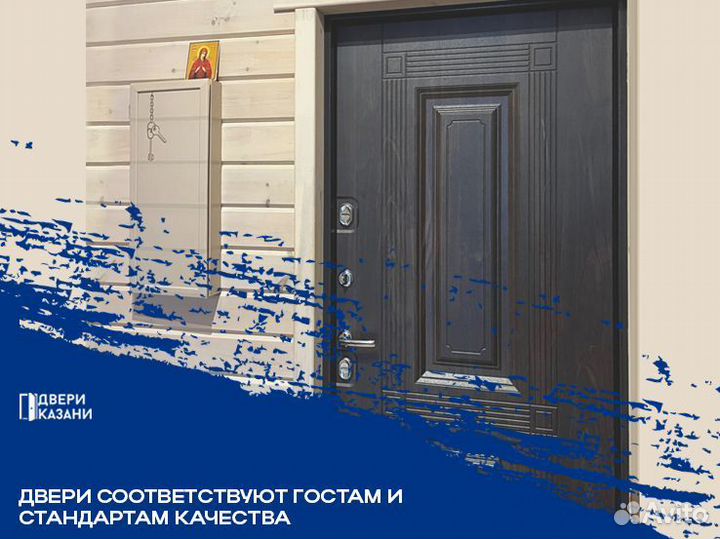 Двери стальные уличные