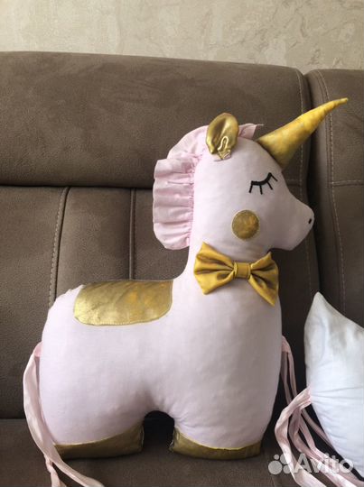 Бортики в кроватку зверюшки