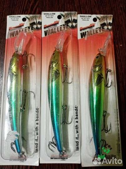 Воблеры Walleye Bandit shallow.(12cm 17.5g)