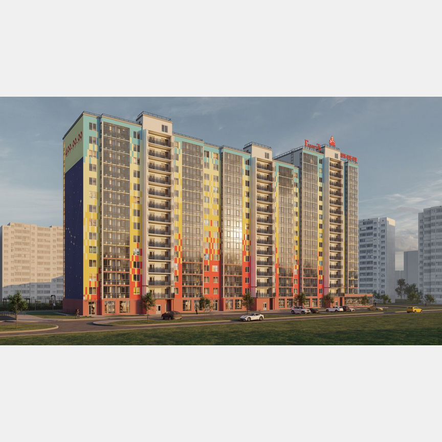 1-к. квартира, 39 м², 5/15 эт.