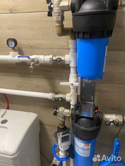 Система фильтрации воды.Обслуживание.Перезасыпка