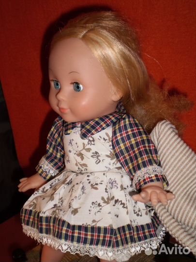 Кукла в шляпке, мягконабивная, 33 см