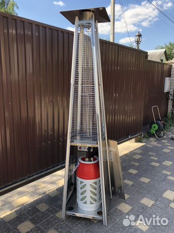 Новый Уличный Газовый Обогреватель (Нержавейка)