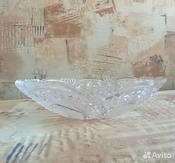 Салатник хрустальный