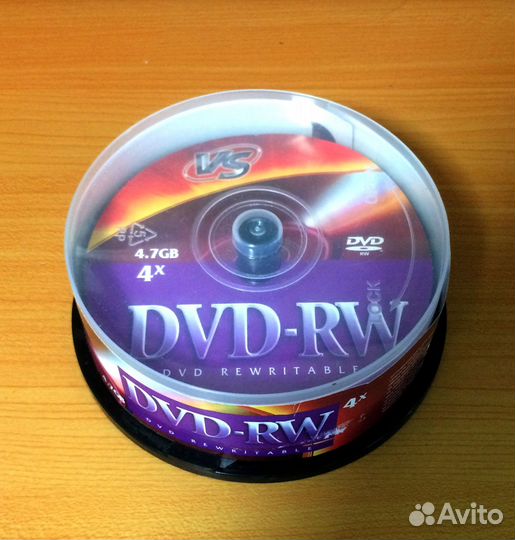 Диск оптический DVD-RW и CD-R