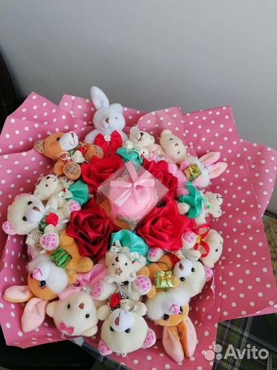 Букеты из мягких игрушек