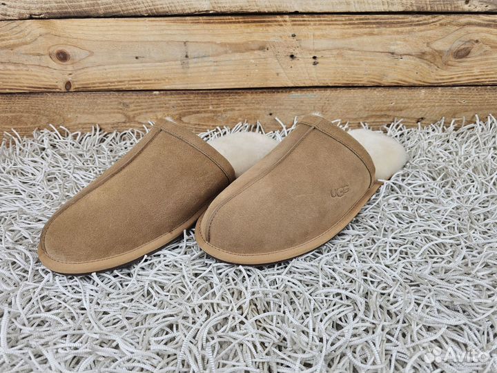 Тапки Ugg Mens Scuff Slipper Chestnut оригинал