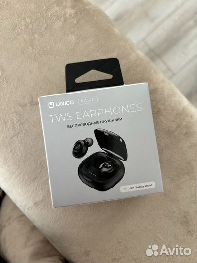 Беспроводные наушники tws unico basic новые