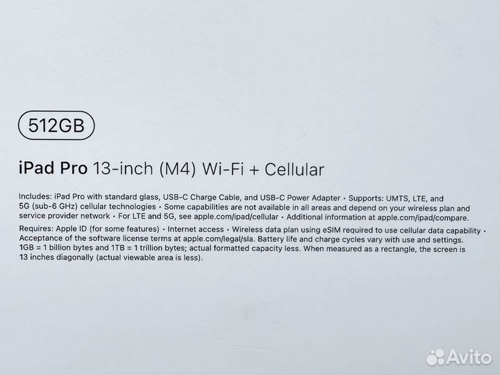 iPad Pro 13 M4 2024 512GB WiFi+Cellular Новый