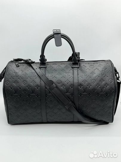 Дорожная сумка Louis Vuitton LV чёрная