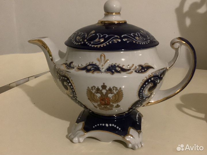 Сервиз чайный с самоваром