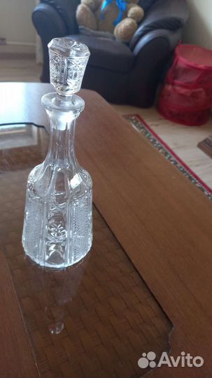 Графин хрустальный чехословакия