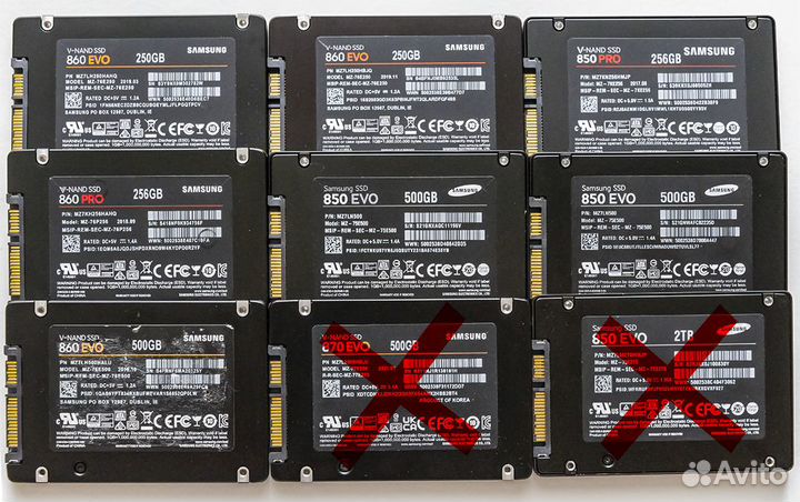 SSD Samsung 850 / 860 / 870 EVO / PRO 250GB -500GB