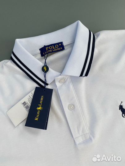 Поло Polo ralph lauren белое