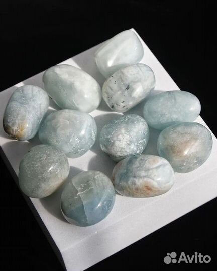Аквамарин галтовка 3-4 см