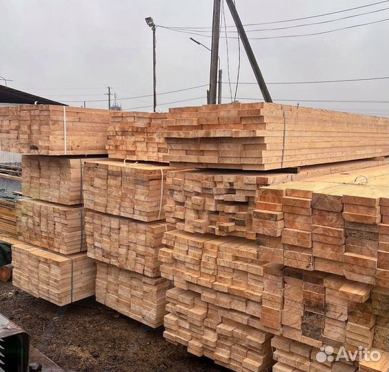 Доска обрезная 50х150х6000