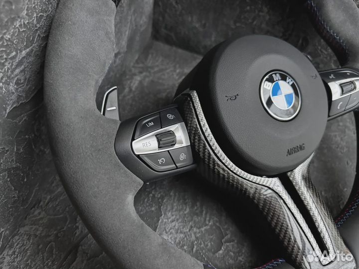 Рули BMW F серии. Строчка, подогрев, карбон Арт Т156627831