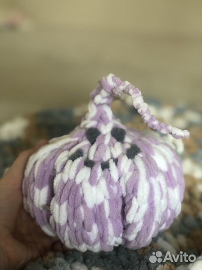 Шарф ручной работы Из пряжи alize пуффи