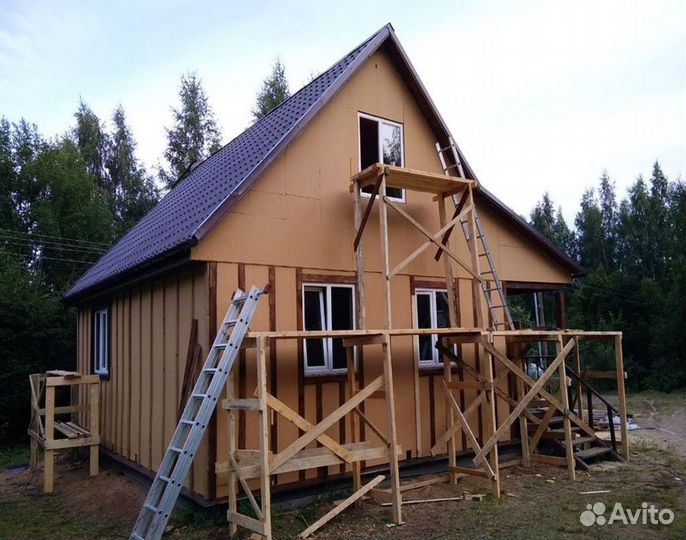 Строительство домов, пристроек, бань, беседок