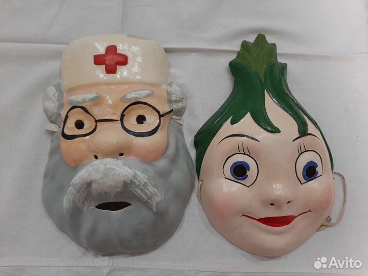 Маска СССР из папье-маше