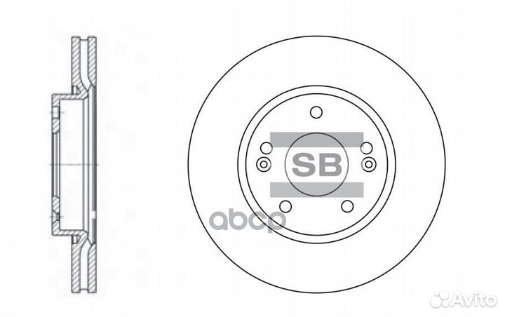 Диск тормозной hyundai tucson 06/i30 09/KIA C