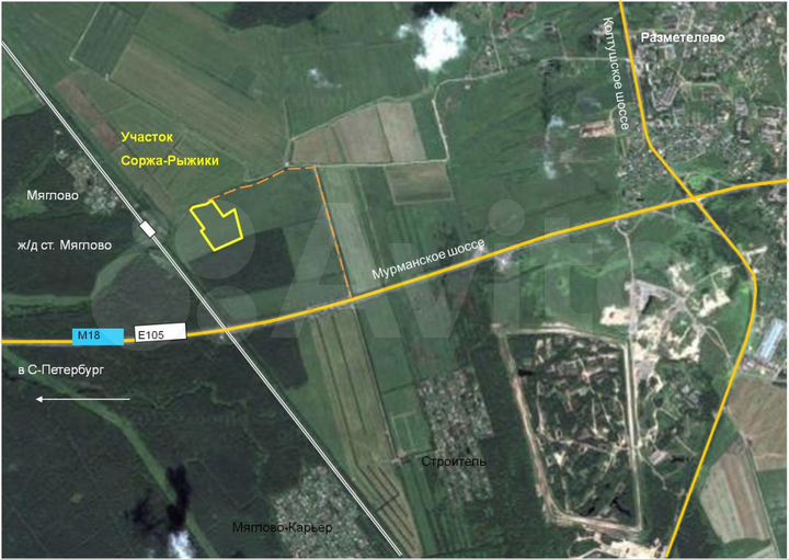 Участок 6,67 га (промназначения)