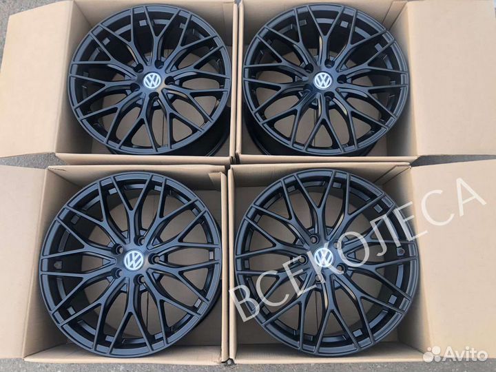 Volkswagen R18 black 112 новые диски
