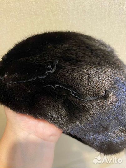 Берет женский норковый