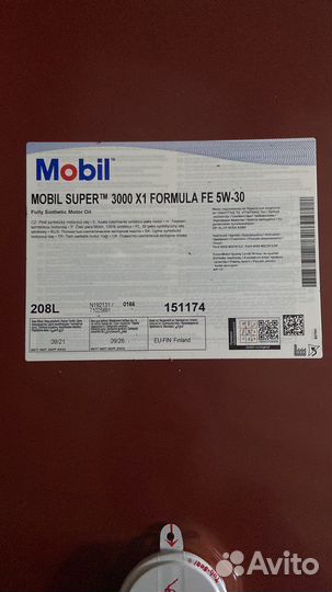 Моторное масло mobil super 3000 5w30