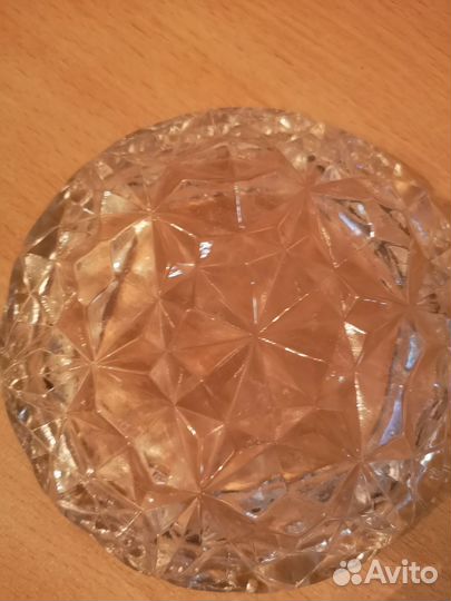 Хрустальная пепельница. СССР. Редкая