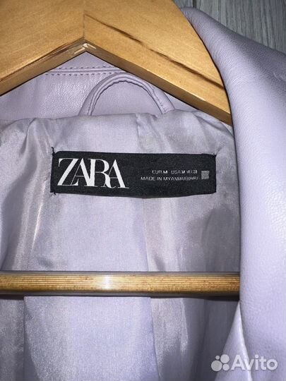 Кожаная куртка косуха zara